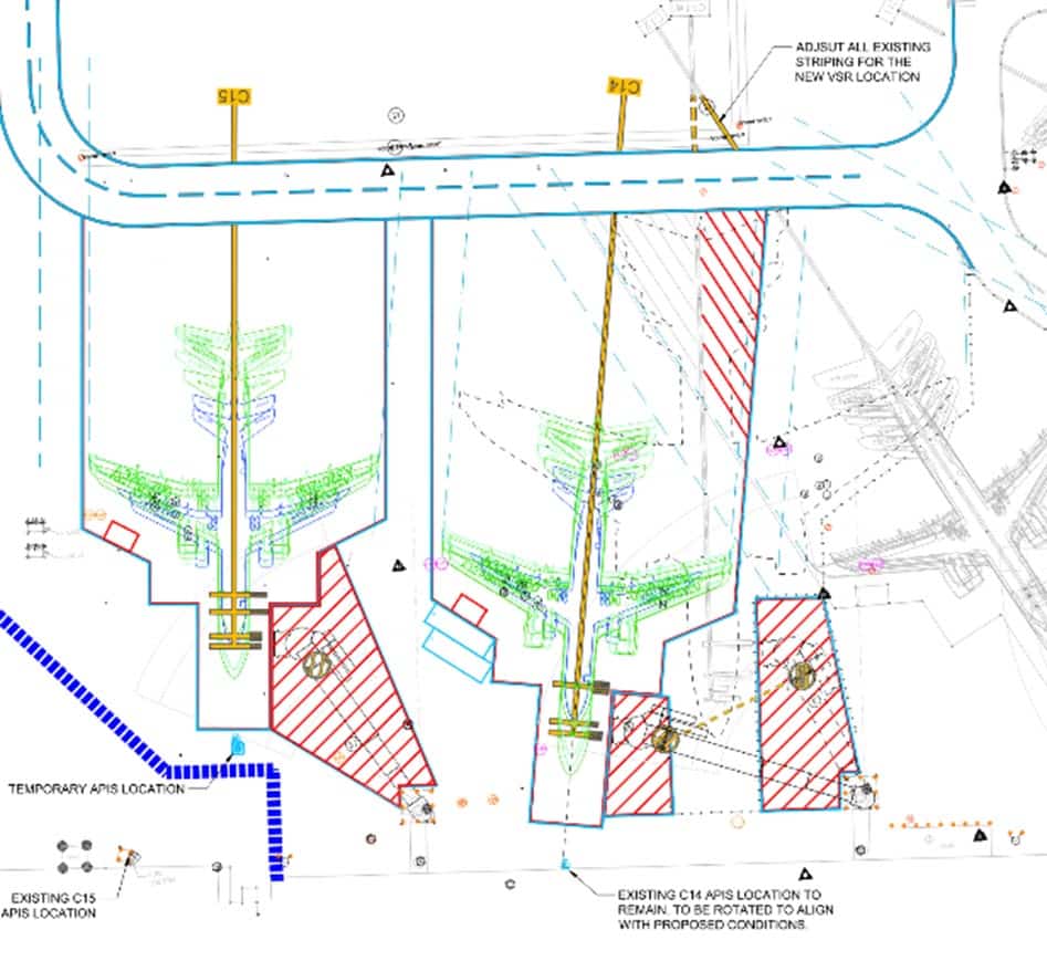 United Airlines Gate Layout Standards Implementation at George Bush International Airport (IAH)