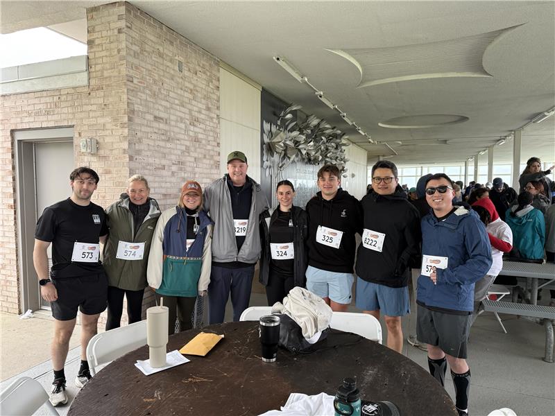 Group of people gathered for a community event.